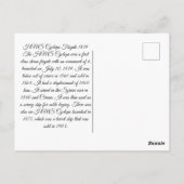 HMS Cyclops Fregat 1839 Briefkaart (Achterkant)