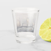 HMS Cyclops Fregat 1839 Shot Glas (Achterkant)