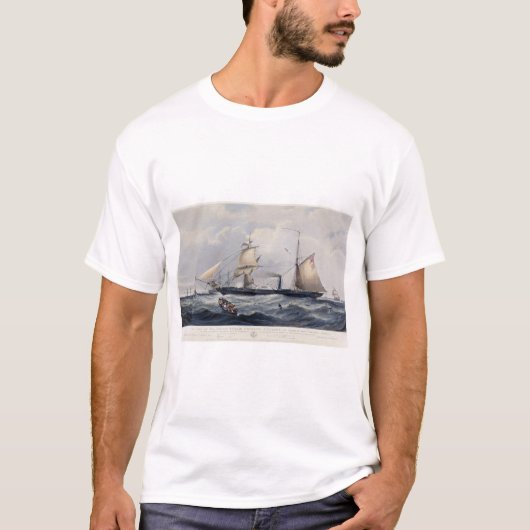HMS Cyclops Fregat 1839 T-shirt (Voorkant)