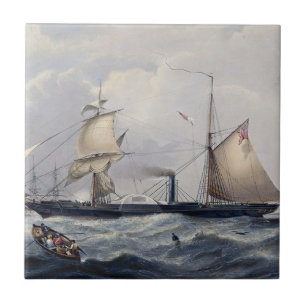 HMS Cyclops Fregat 1839 Tegeltje