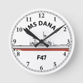 HMS DANAE - F47 - LEANDER ORIG RONDE KLOK
