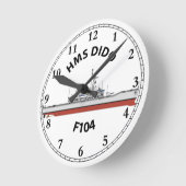 HMS DIDO - F104 - LEANDER ORIG RONDE KLOK (Hoek)