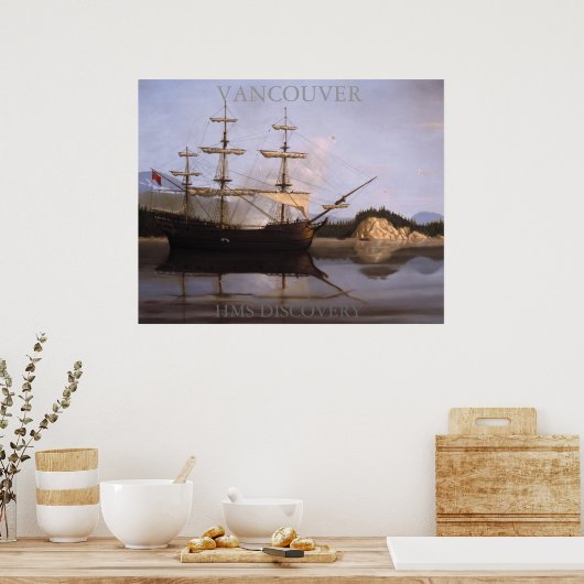 HMS Discovery Poster (Keuken)