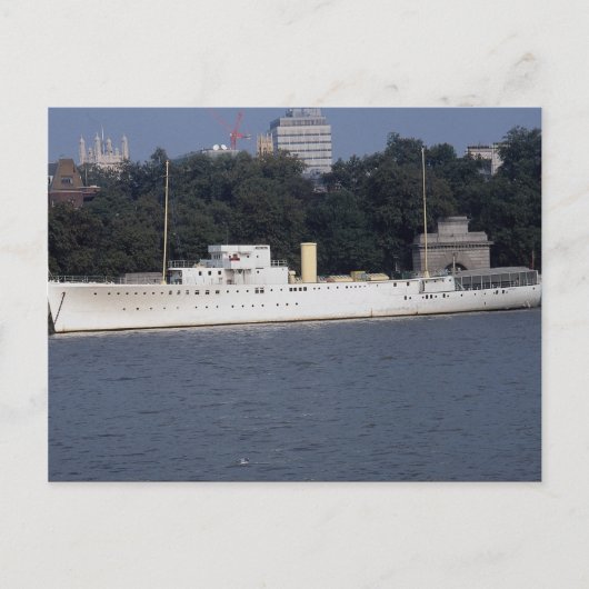 HMS Discovery", Thames River, Londen, Engeland Briefkaart (Voorkant)