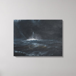 HMS Duke of York 1943 2014 Canvas Afdruk