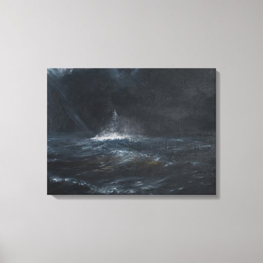 HMS Duke of York 1943 2014 Canvas Afdruk (Voorkant)