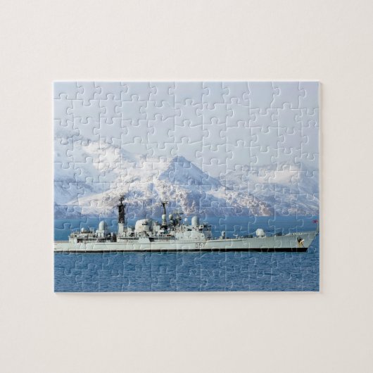 HMS Edinburgh - neusoestroyer Legpuzzel (Horizontaal)