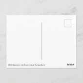 HMS Endymion van Plymouth door Thomas Luny Briefkaart (Achterkant)