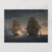 HMS Endymion vs US President Briefkaart (Voorkant)