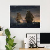 HMS Endymion vs US President Poster (Thuiskantoor)