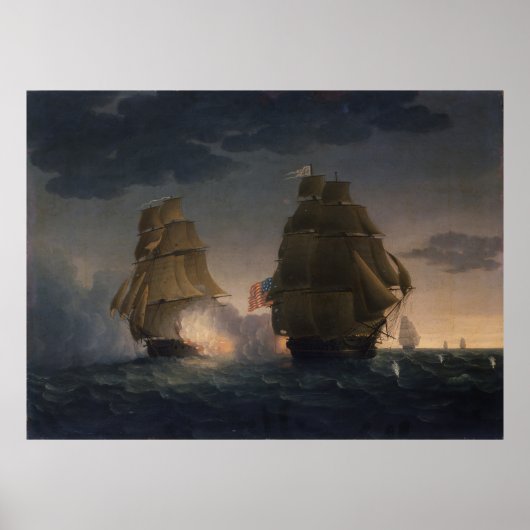 HMS Endymion vs US President Poster (Voorkant)