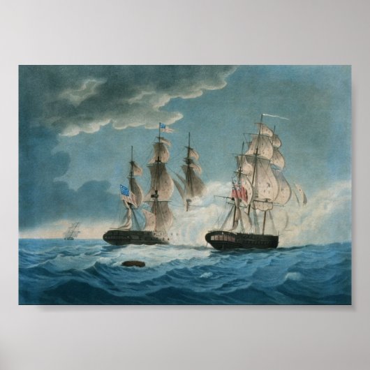 HMS Endymion vs US President Poster (Voorkant)