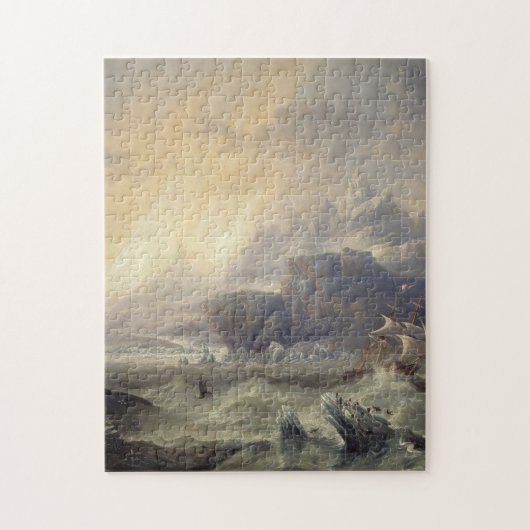 HMS Erebus Terror Antarctic John Wilson Carmichael Legpuzzel (Verticaal)