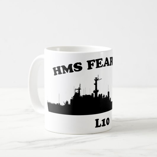 HMS Fearless cup Koffiemok (Voorkant links)