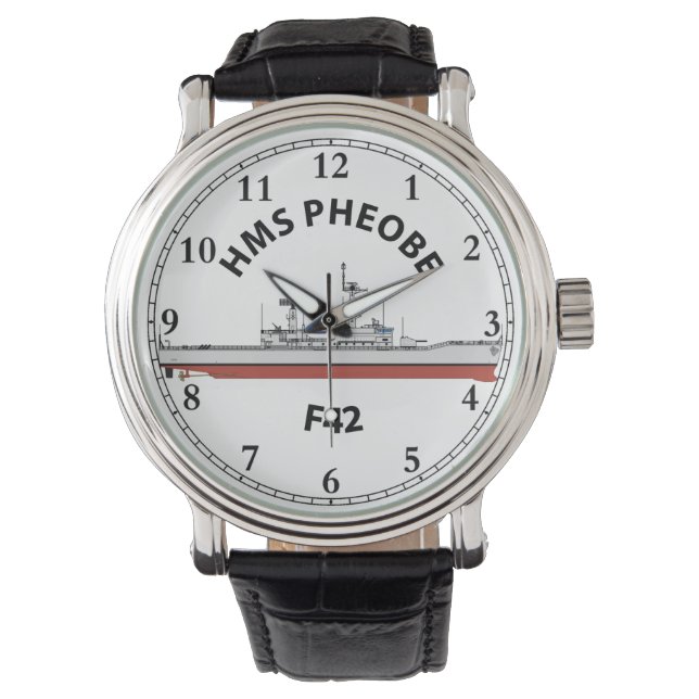 HMS FOEBE - F42 - LEANDER ORIG WATCH HORLOGE (Voorkant)