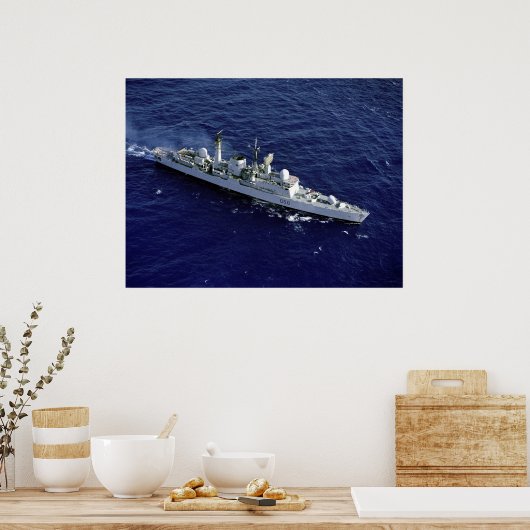 HMS Glasgow (D-88) Poster (Keuken)
