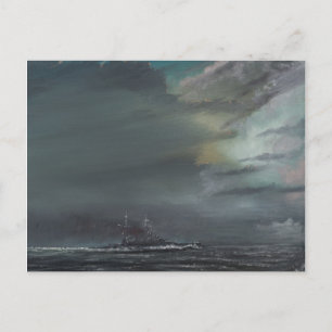 HMS Hood 1941 2014 Briefkaart