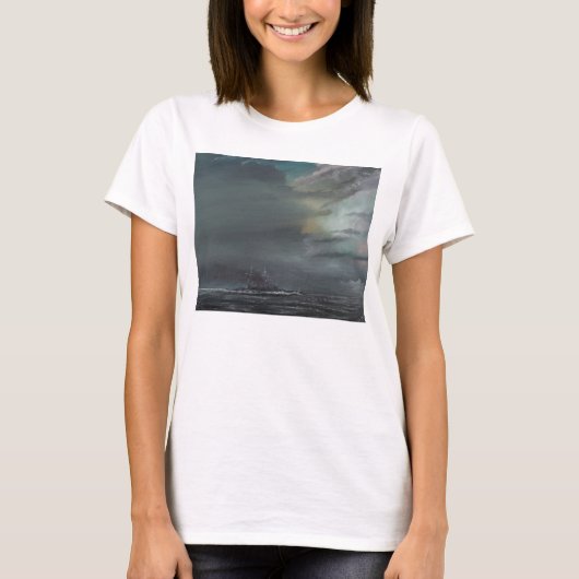 HMS Hood 1941 2014 T-shirt (Voorkant)