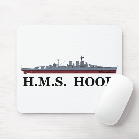 HMS Hood Muismat (Met muis)