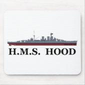 HMS Hood Muismat (Voorkant)
