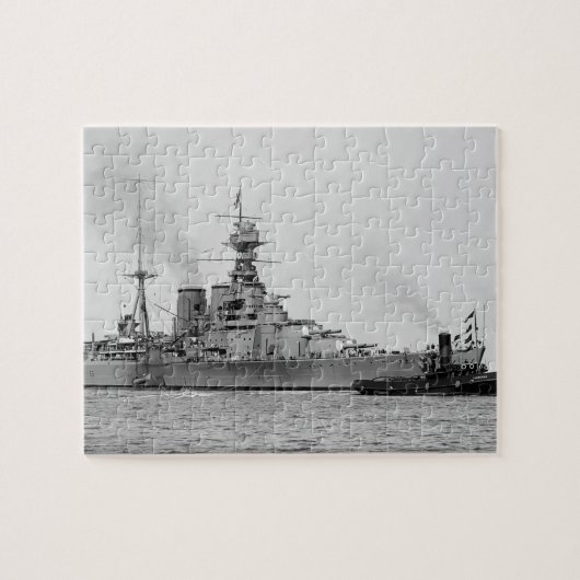 HMS Hood -  Nautical Battlecruiser Legpuzzel (Horizontaal)