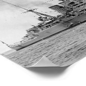 HMS Hood -  Nautical Battlecruiser Poster (Hoek)