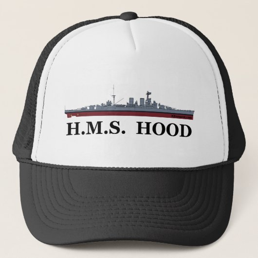 HMS Hood Trucker Pet (Voorkant)