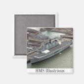 HMS Illustrious Magneet (Voorkant / Achterkant)