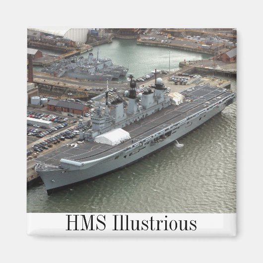 HMS Illustrious Magneet (Voorkant)