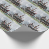 HMS Implacable een 74-kanons schip van de derde kl Cadeaupapier (Hoek)