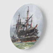 HMS Implacable een schip van de derde rang met 74 Grote Klok (Hoek)
