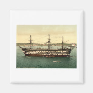 HMS Impregnable, Plymouth, Devon, Engeland Magneet