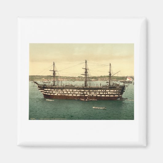 HMS Impregnable, Plymouth, Devon, Engeland Magneet (Voorkant)