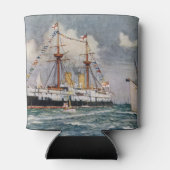 HMS inflexibel ijzeren slagschip 1876 Blikjeskoeler (Achterkant)