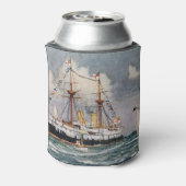 HMS inflexibel ijzeren slagschip 1876 Blikjeskoeler (Blikje Achterkant)