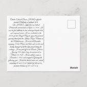 HMS inflexibel ijzeren slagschip 1876 Briefkaart (Achterkant)