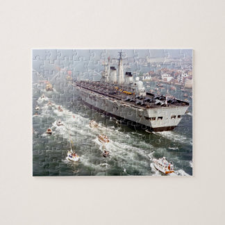 HMS Invincible - Nautical Vliegtuig Carrier Legpuzzel