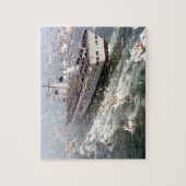 HMS Invincible - Nautical Vliegtuig Carrier Legpuzzel (Verticaal)