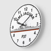 HMS JAGUAR TYPE 41 F37 GROTE KLOK (Hoek)