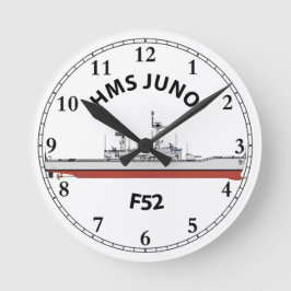 HMS JUNO - F52 - LEANDER ORIG RONDE KLOK