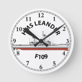 HMS LEANDER - F109 - LEANDER ORIG RONDE KLOK