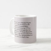 HMS Leopard Warship Koffiemok (Voorkant links)