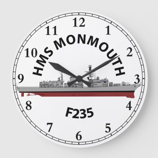 HMS MONMOUTH - F235 - TYPE 23 GROTE KLOK (Voorkant)