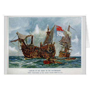 HMS Nottingham en slagschip Mars 1703