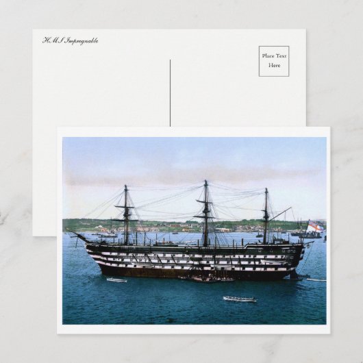  HMS Onneembaar Briefkaart (Voorkant / Achterkant)