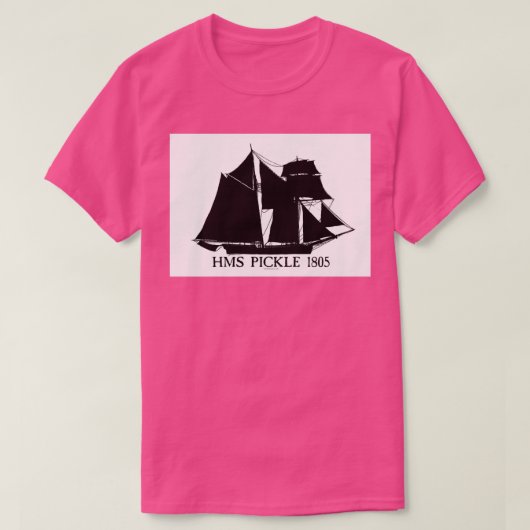 HMS Pickle bw T-shirt (Design voorkant)