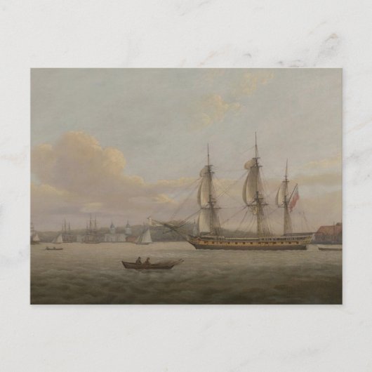 HMS Pomone Briefkaart (Voorkant)