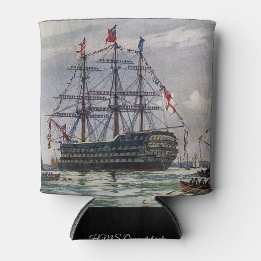 HMS Queen Zeeslag 1839 Blikjeskoeler (Voorkant)