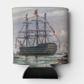 HMS Queen Zeeslag 1839 Blikjeskoeler (Achterkant)