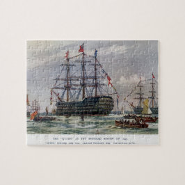 HMS Queen Zeeslag 1839 Legpuzzel